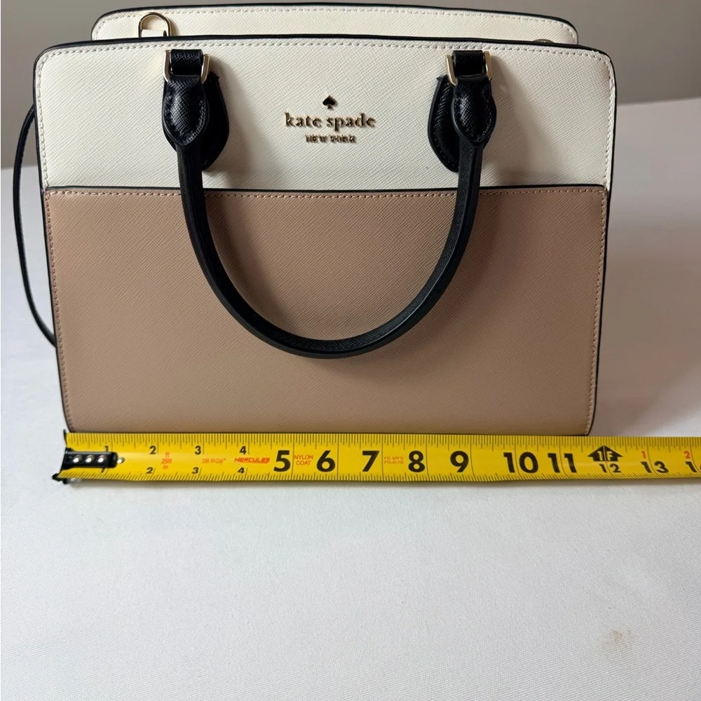 Kate Spade Black and Tan Satchel